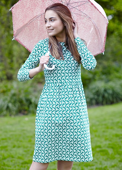 orla-kiely-birdwatch-gathered-dress-in-green-9f2537379a31